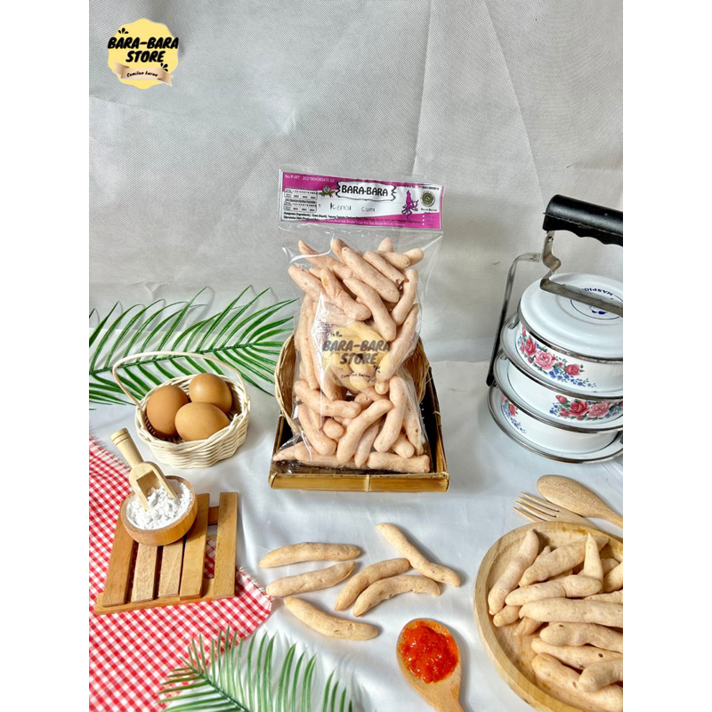 Jual kericu cumi 100gram /getas kurau/ kritek bangka/ cemilan instans ...
