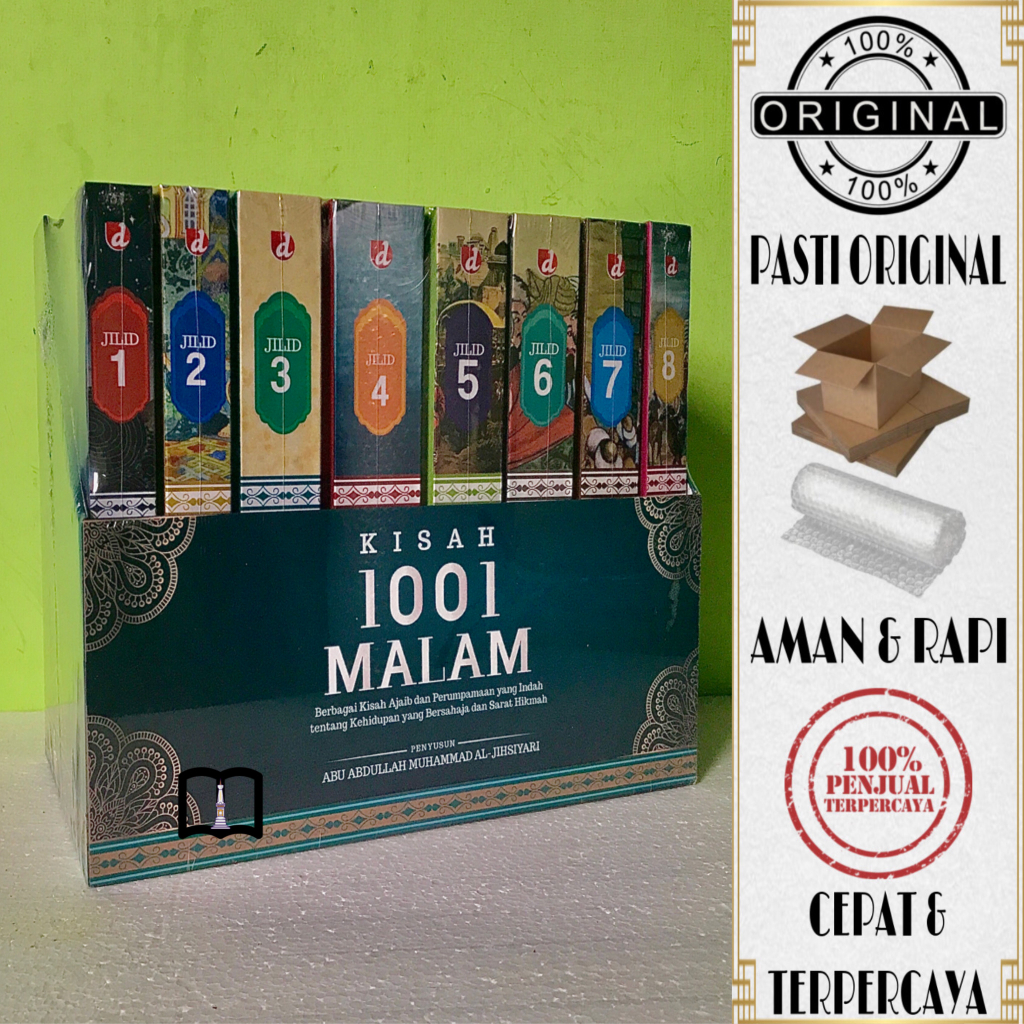 Jual Paket Buku Box Set Kisah 1001 Malam (Hard Cover) - 8 Jilid ...