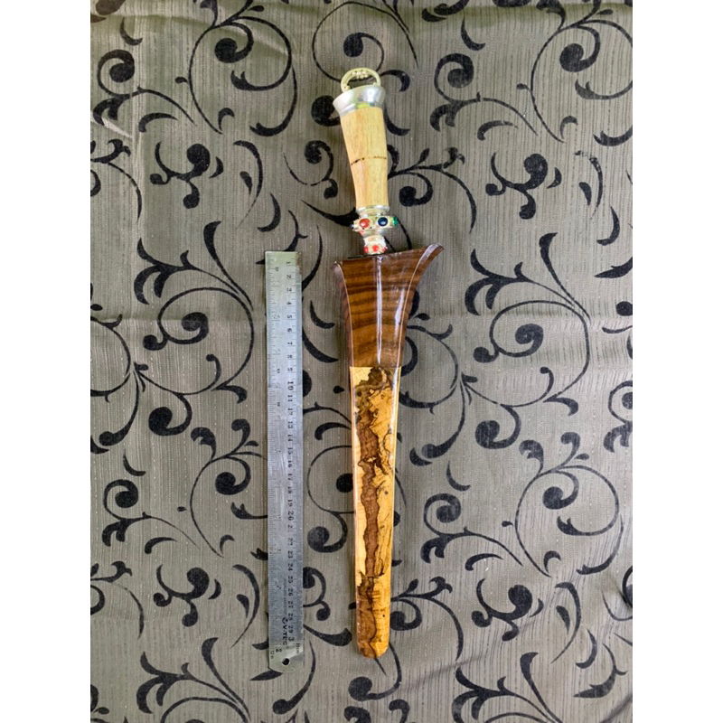 Jual Keris Pamor Handle Cenangan kendit Sarung kayu timoho model