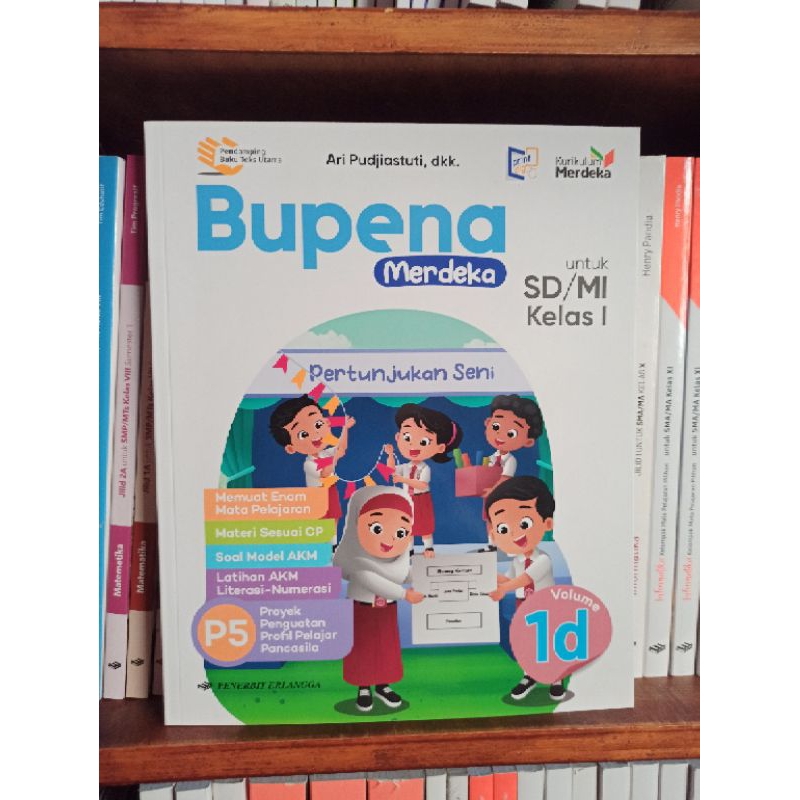 Jual BUKU BUPENA MERDEKA VOLUME 1D KELAS 1 SD MI ERLANGGA KURIKULUM ...