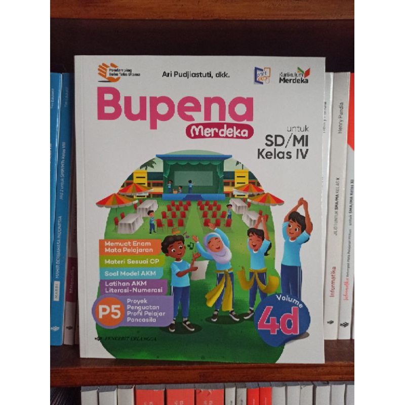 Jual BUKU BUPENA MERDEKA VOLUME 4D KELAS 4 SD MI ERLANGGA KURIKULUM ...