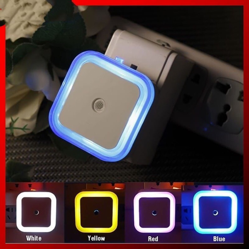 Jual LAMPU TIDUR SENSOR KOTAK / NIGHT LAMP MINI HIAS KOTAK LED / LAMPU ...
