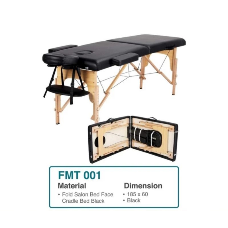 Jual ranjang pijat tempat tidur salon massage bed kaki lipat folding ...