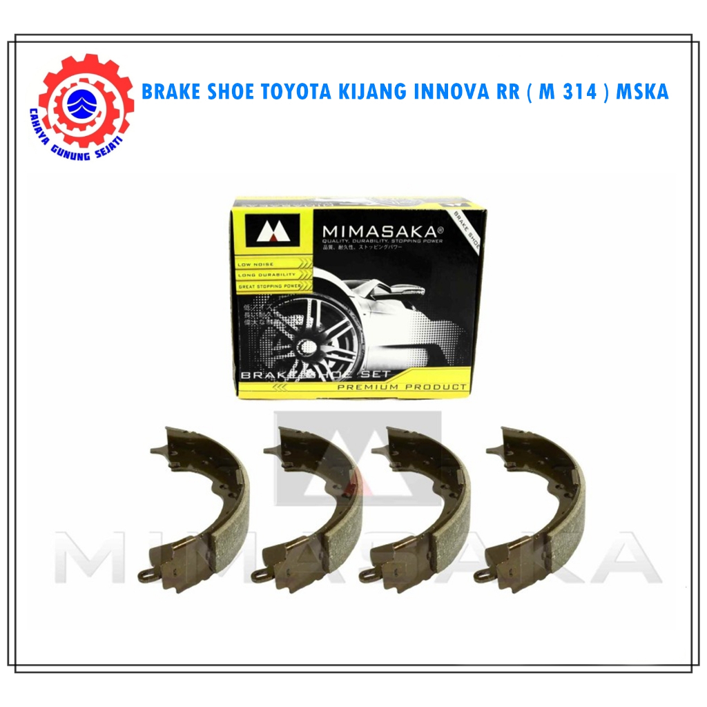 Jual BRAKE SHOE TOYOTA KIJANG INNOVA RR ( M 314 ) Shopee Indonesia