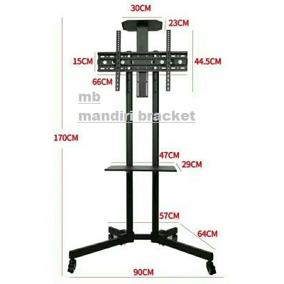 Jual Bracket Standing TV roda dorong LED TV 32