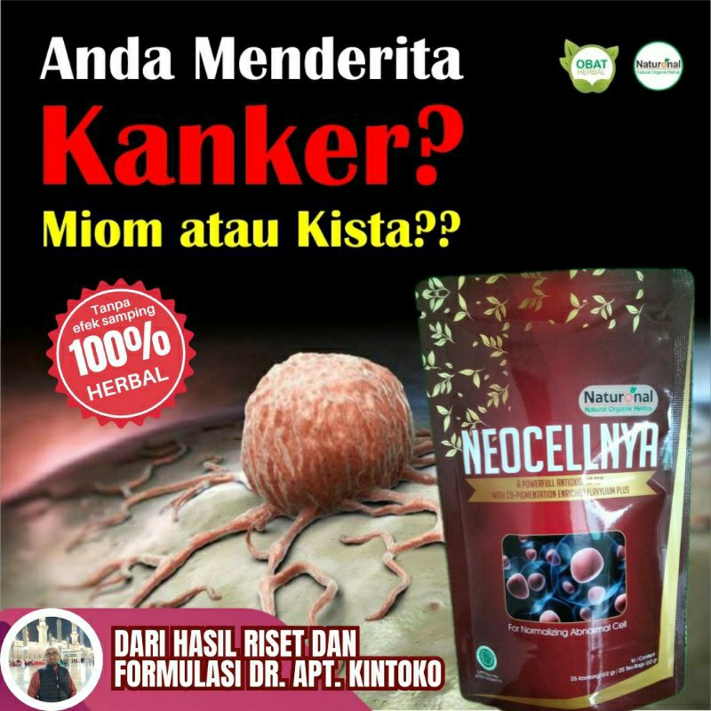 Neocellnya / Teh Herbal Kanker Ramuan Dr Kintoko / Herbal Miom/Herbal Kista/ Herbal Kanker dan Kesuburan Wanita