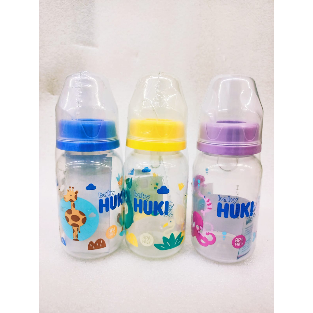 Jual HUKI BOTOL SUSU CI 328 120ML pipih gepeng orthodontic ...