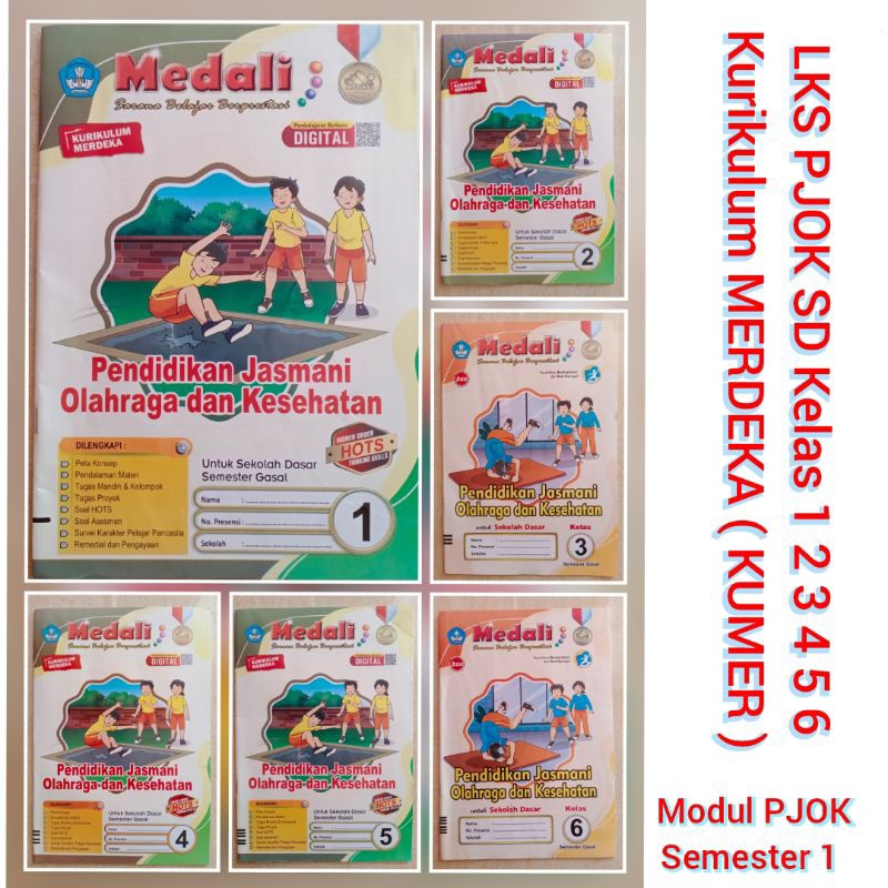 Jual Lks Pjok Sd Kelas Semester Kurikulum Merdeka Kumer K Modul Pendidikan