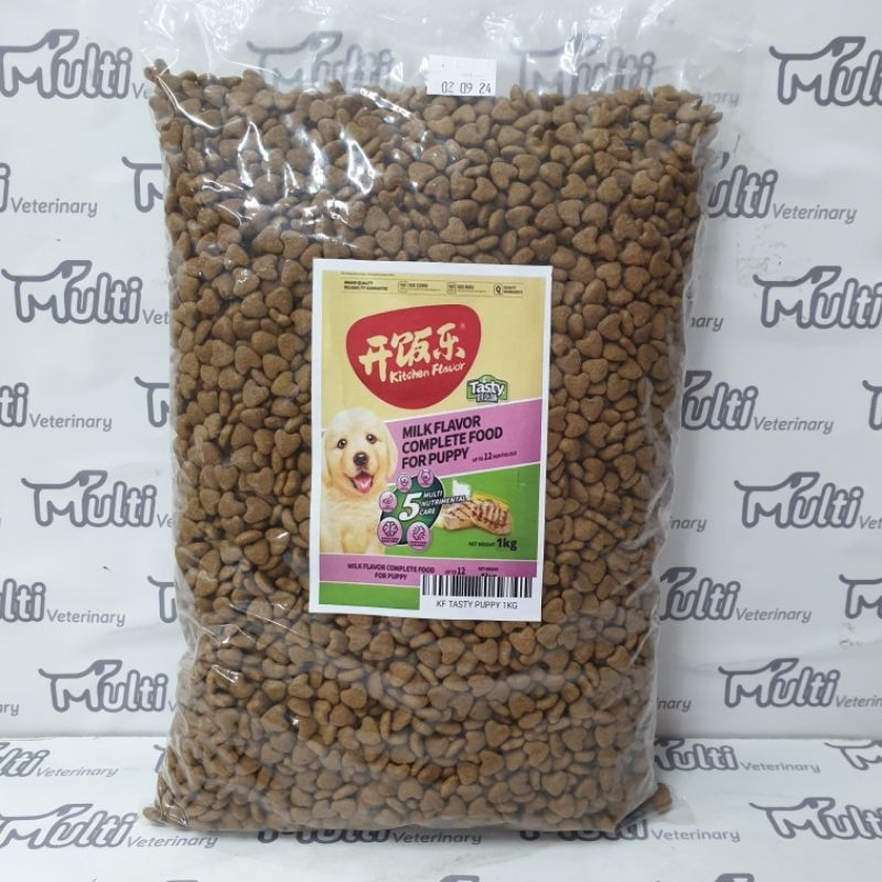 Jual Kitchen Flavour TASTY MILK PUPPY 1kg Makanan Kering Anak Anjing