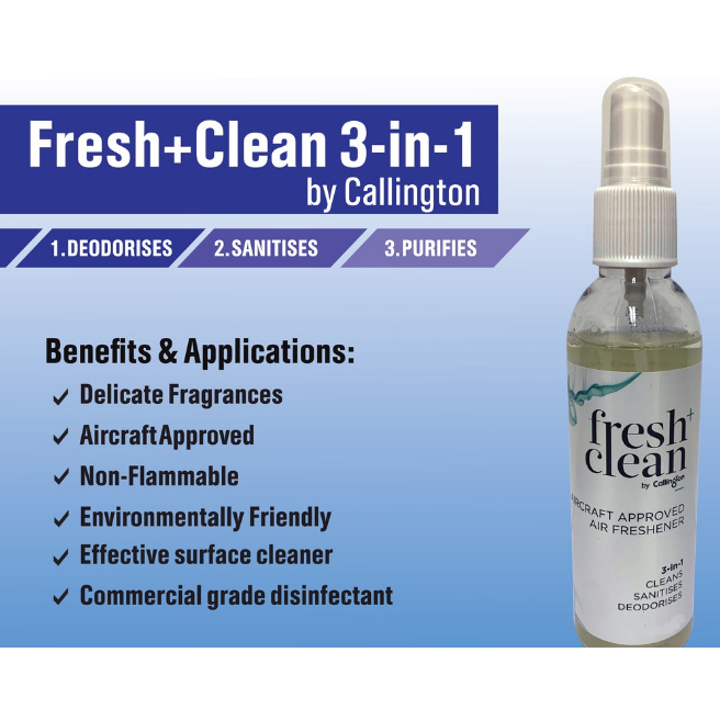 Jual BEST DEAL PARFUM PESAWAT UNTUK MOBIL CALLINGTON 3 IN 1 SPRAY AIR