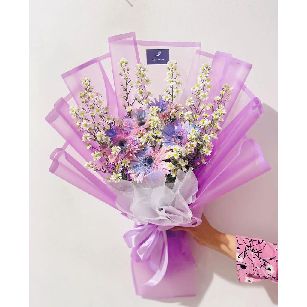 Jual fresh flowers bouquet / flowers bouquet jogja / buket wisuda jogja