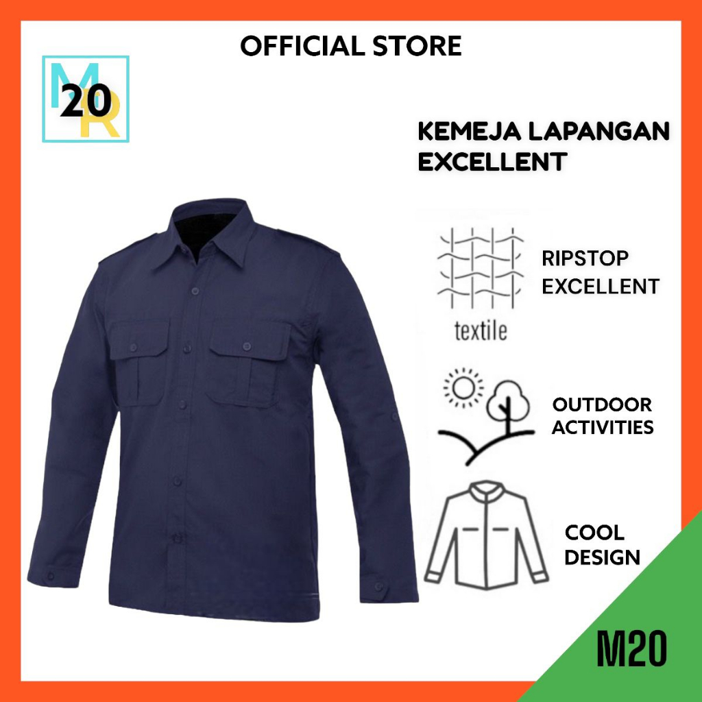 Jual Kemeja Lapangan Tactical Excellent Pdl Outdoor Lengan Panjang M