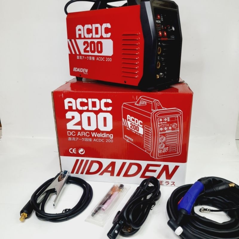 Jual Mesin Las TIG Aluminium 200A AC/DC DAIDEN ACDC 200FP ACDC200 ...