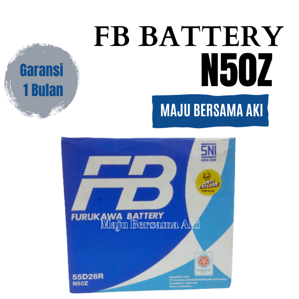 Jual Aki Mobil Mitsubishi Colt Diesel N50Z FB Furukawa Battery | Shopee