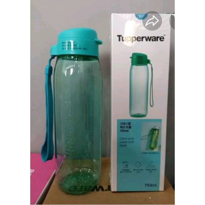 Jual Tupperware Botol H2go 750ml Tupperware Botol Bening Botol Kristal Shopee Indonesia 7750