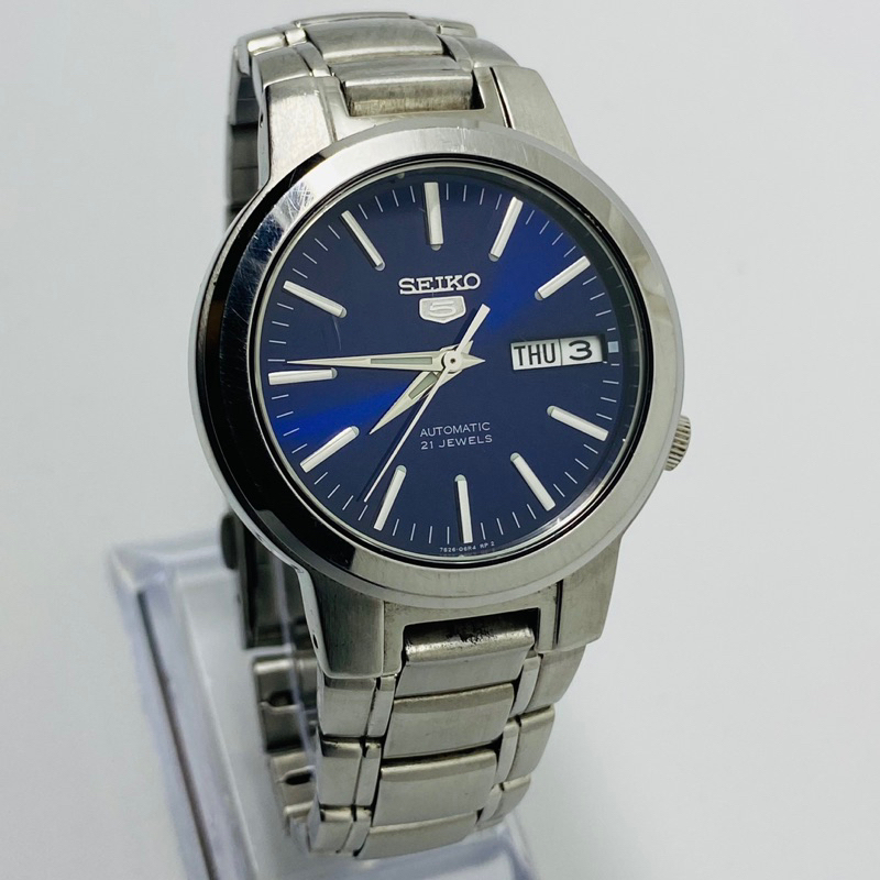 Jual Seiko 5 7S26-02N0 Blue Dial | Shopee Indonesia