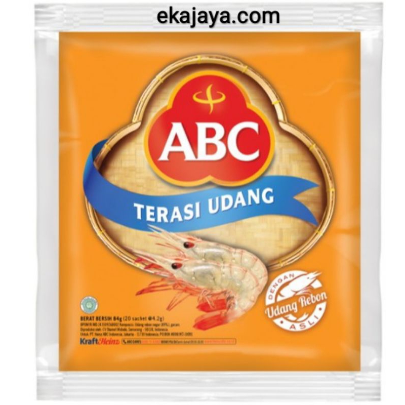 Jual Abc Terasi Udang Rebon 1 Pack Isi 20 Sachet 3 8gr 4 2gr