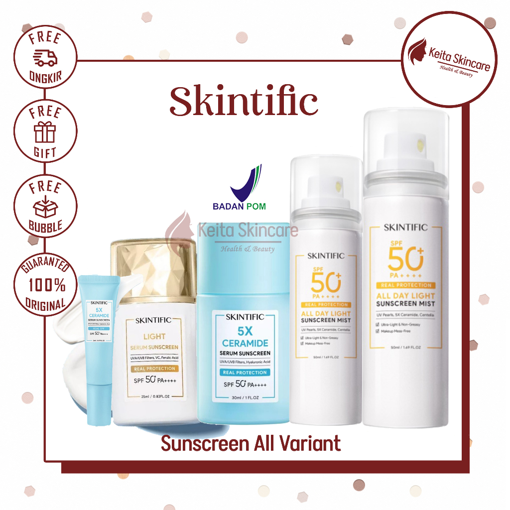 Jual SKINTIFIC 5x Ceramide Serum Sunscreen SPF 50 PA++++ | SKINTIFIC ...