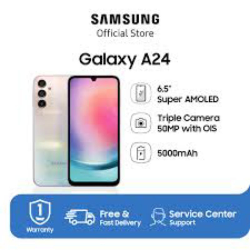 Jual Samsung A24 8/128 Ram 8gb 128gb new garansi resmi | Shopee Indonesia