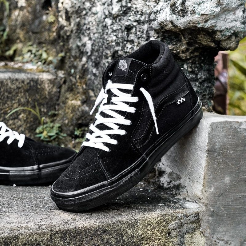 Harga vans sk8 hi black shop