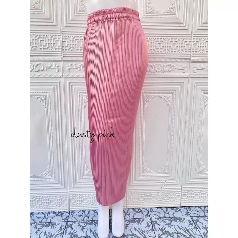 Jual Rok Plisket Polos Premium Rok Bawahan Kebaya Rok Plisket Terbaru Shopee Indonesia 2353