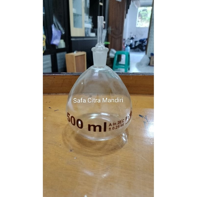 Jual Picnometer 500ml Pyrex / Piknometer 500ml Pyrex | Shopee Indonesia