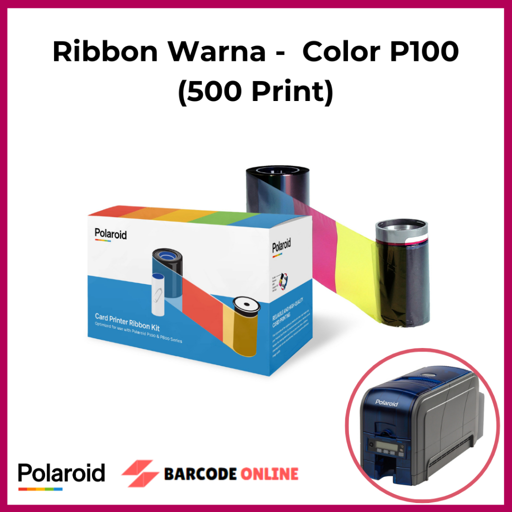 Jual Polaroid Color Ribbon Kit untuk P100, YMCKT-500 Print | Shopee ...