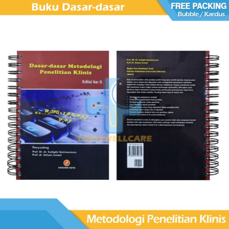 Jual Buku Kedokteran Dasar-Dasar Metodologi Penelitian Klinis | Shopee ...