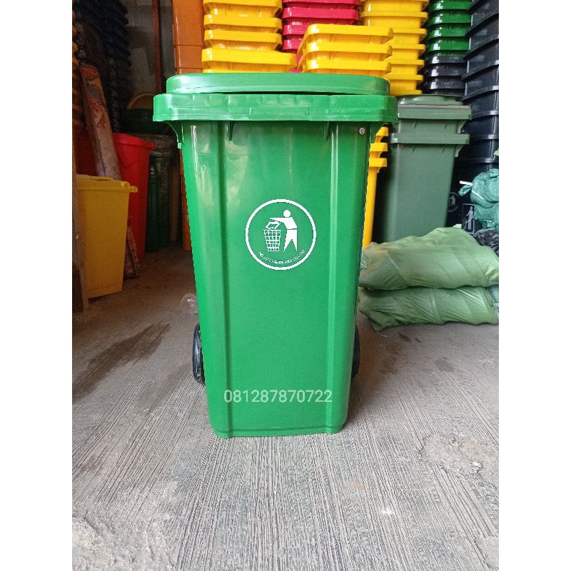 Jual Tempat Sampah Besar Roda 100 Liter Bahan Plastik HDPE Kuat ...