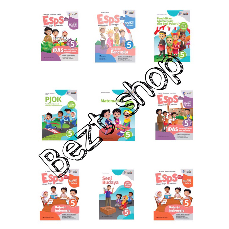 Jual Buku Paket Kelas 5 SD/MI Kurikulum Merdeka ( KUMER ) - Erlangga ...