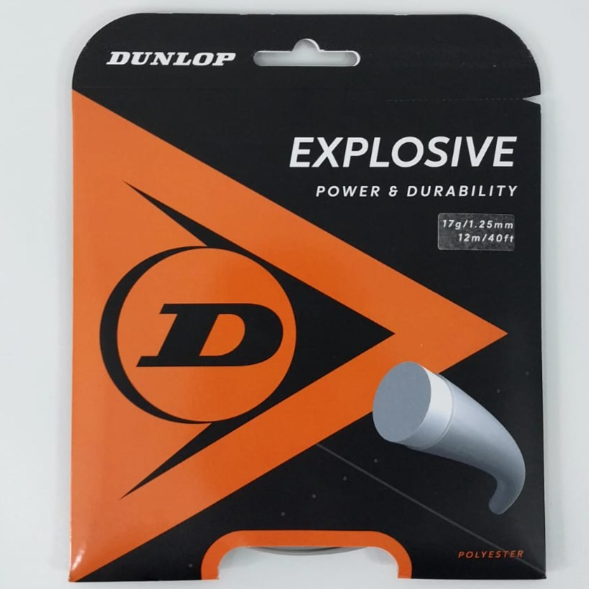 Dunlop Explosive Spin 17/1.25 Tennis String Reel (Yellow)