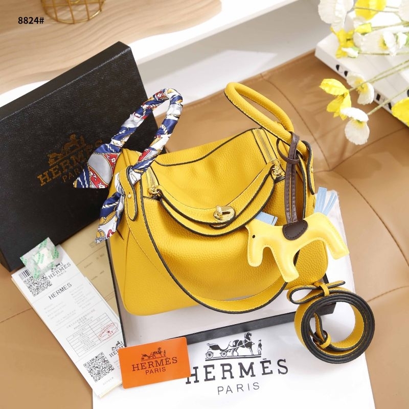 Tas Hermes Lindy New Strap Edition 8824 Semi Platinum (Kode