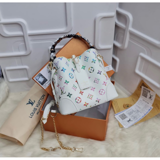 Jual Tas Wanita Import LV Neonoe Lidah Hobo Tongue Bucket Bag Serut Embos  Mono Mirror 1:1 FREE BOX Branded Premium Andin Selempang Terbaru 2022  Kekinian Viral Kulit Ori Original Asli Cina Korea