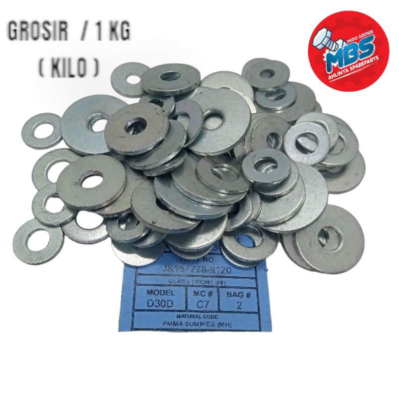 Jual RING KILOAN CAMPUR HARGA /KG RING PLAT M6 M8 M10 M12 .BAUT 10 12 ...