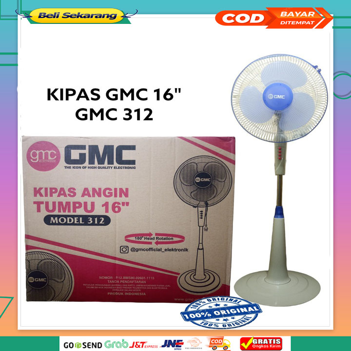 Jual Kipas Angin Berdiri Gmc Stand Fan Gmc Tumpu Model Produk