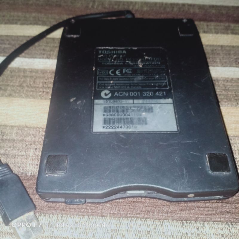 Jual Toshiba USB FDD Kit PA3109U-1FDD Floppy Disk Reader Drive 3.5 ...