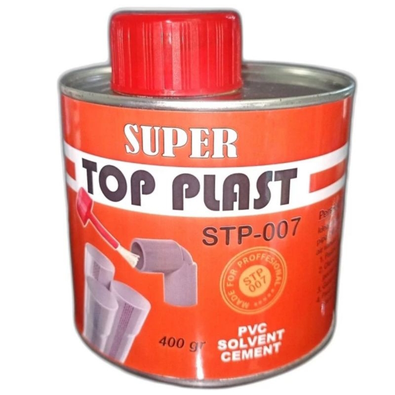 Jual Lem Pipa Pvc Paralon Talang Air Super Top Plast Stp Gram