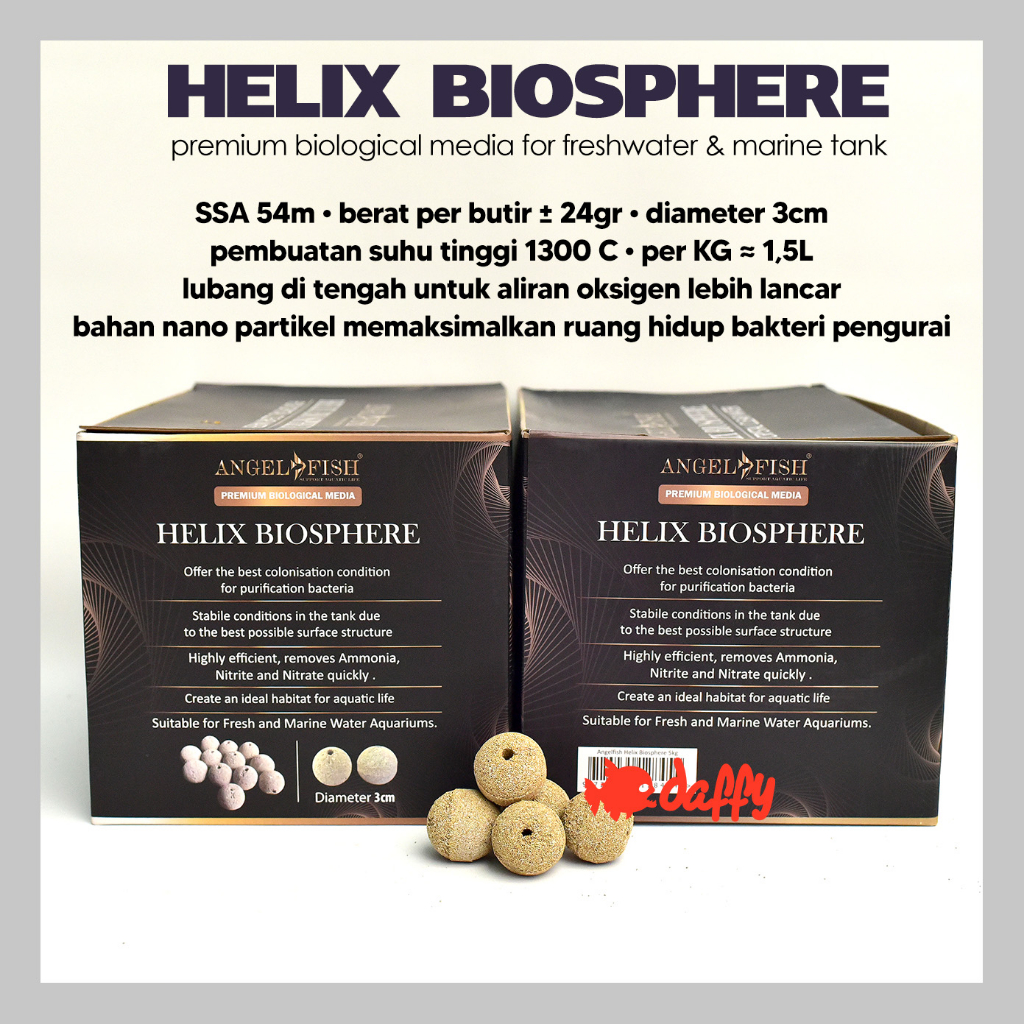 Jual Angelfish HELIX BIOSPHERE 1 KG media filter biologis akuarium ...