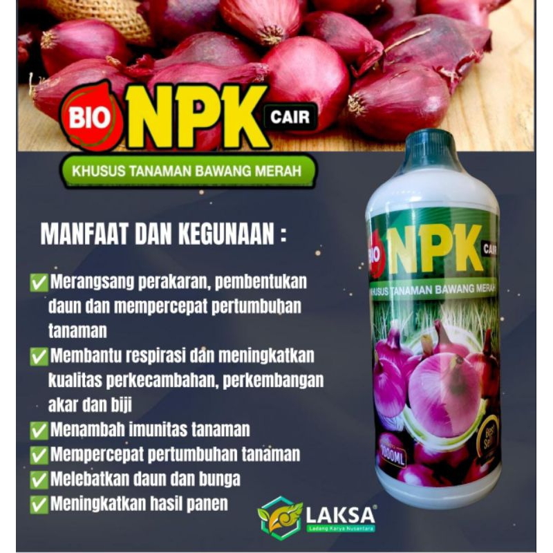 Jual Pupuk npk Bawang merah 1 liter ( Harga bisa berubah saat Promo ...