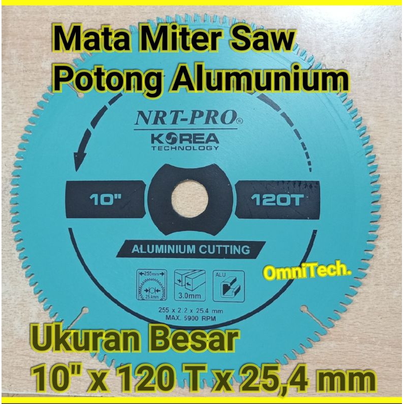 Jual Mata Pisau Potong Alumunium Miter Tct Saw Blade X T X