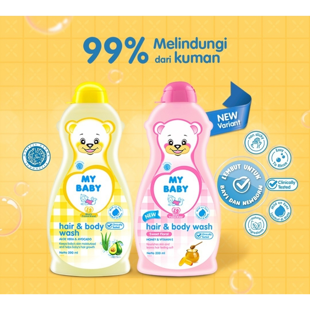 Jual My Baby Hair & Body Wash 100ml | Shopee Indonesia