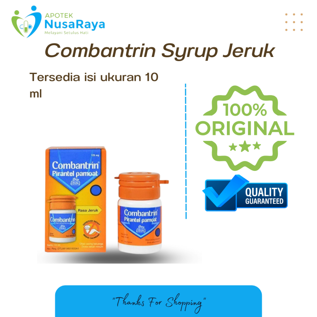 Jual Combantrin Jeruk Sirup 10 ml | Shopee Indonesia
