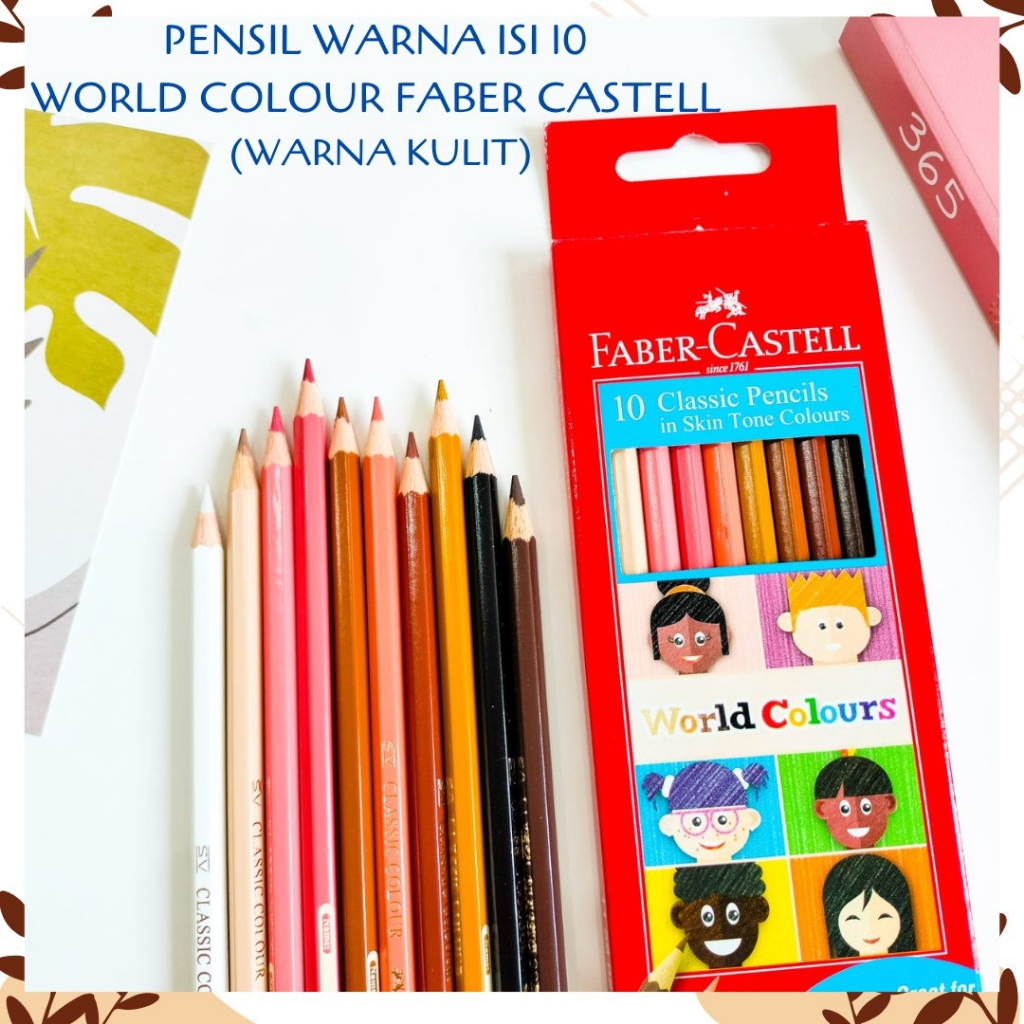 Faber-castell Classic Colour Pencils Skin Tone Pack 10