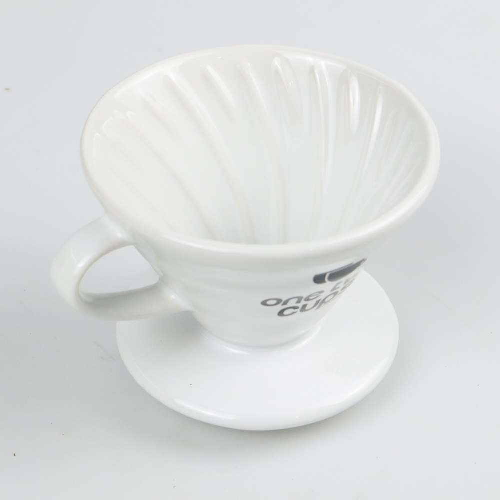 Dripper V60 Model Hario Size 02 Ceramic Coffee Drip 1-4 cups Black