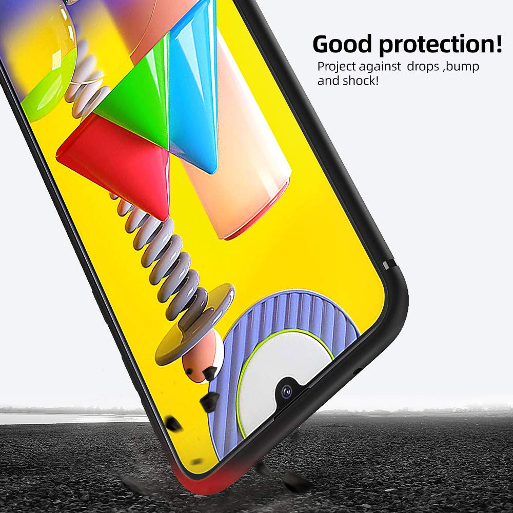 Jual Case Samsung M31 M31S Premium Silicone Slim Matte Case Soft Black ...