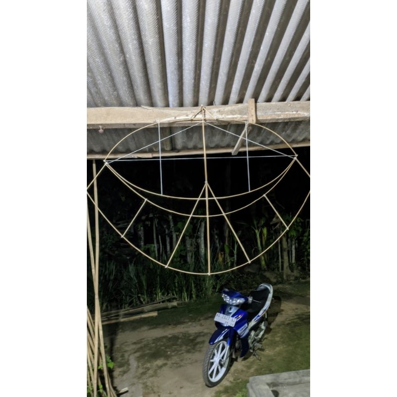 Jual Kerangka Layangan Gapangan Pegon Ceper Sayap mentah 1.5m ( Belum