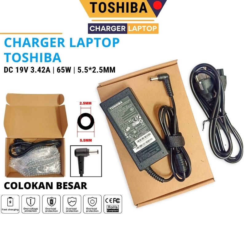 Chargeur Toshiba Kira / Portege / Satellite 65W