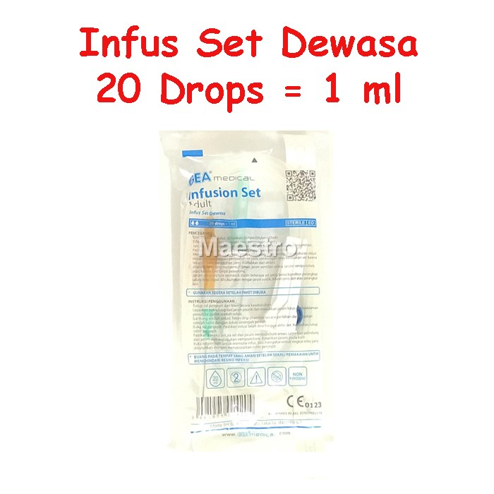 Jual GEA Infusion Set Infuset Dewasa Eceran Satuan Per Pcs | Shopee ...