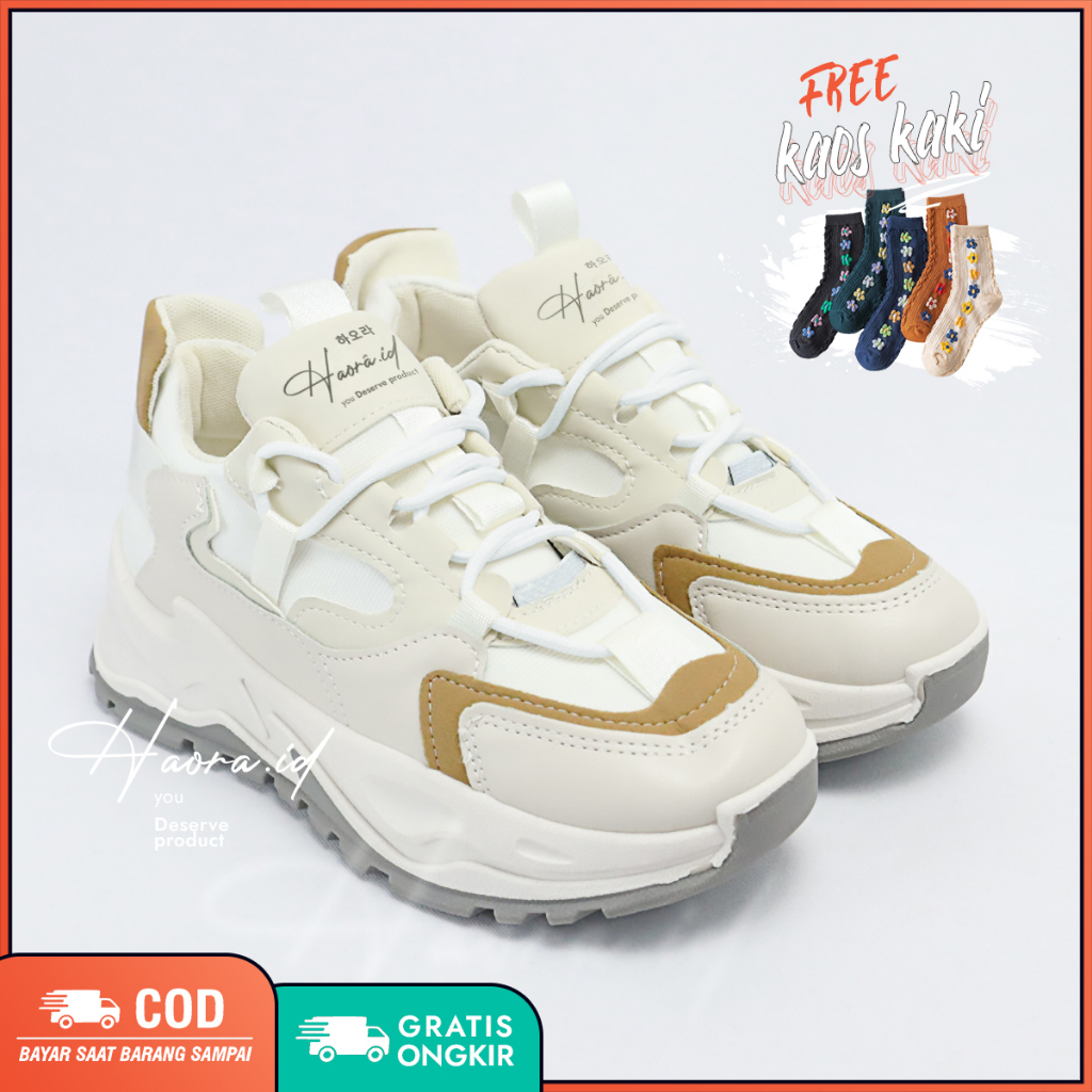 Jual Sepatu Sneakers Wanita Cewek Korea - H…