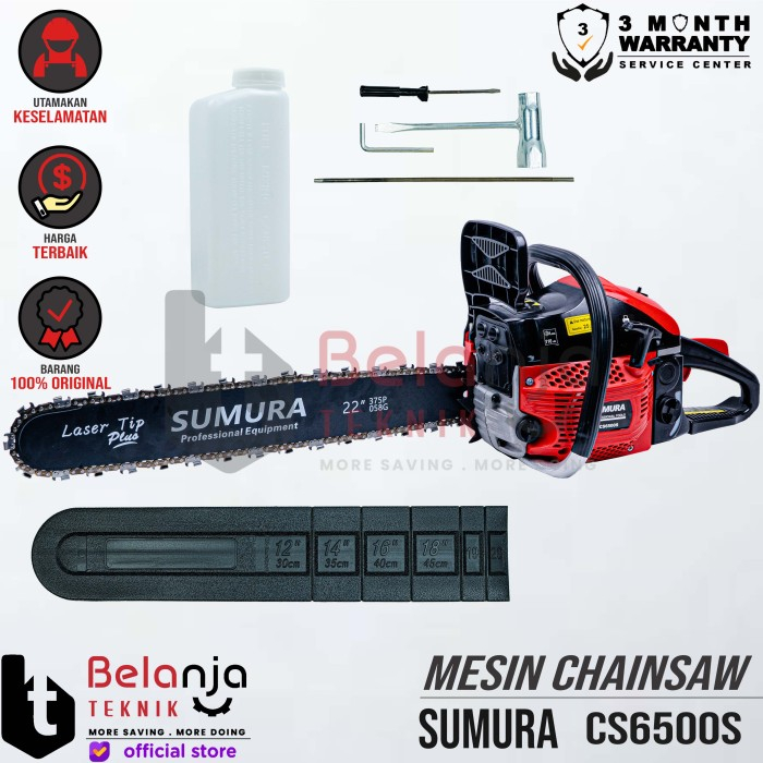 Jual Sumura Mesin Chainsaw In Tak Gergaji Potong Pohon Kayu Chain